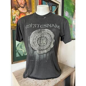 80s Vintage Whitesnake 1987-88 Tour Tee Size Large